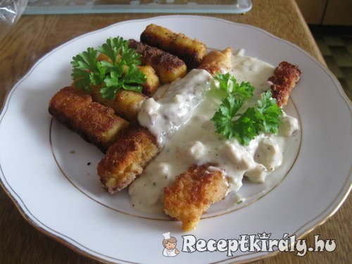Baconeba tekert panírozott csirkemell 1