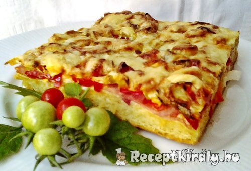 Baconös sonkás paprikás langalló 1