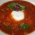Bazsalikomos petrezselymes ratatouille leves mozzarellával