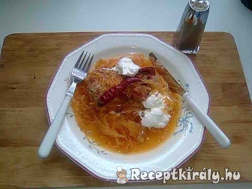 Fehérboros káposzta húsos gombóccal 2