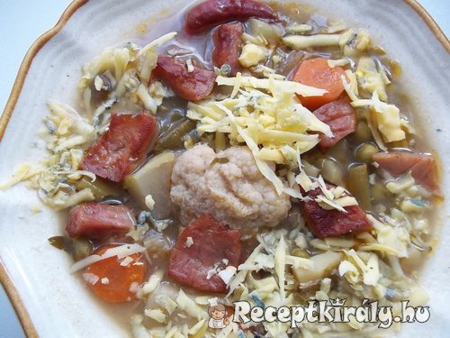Fehérboros tavaszi zöldségleves 1
