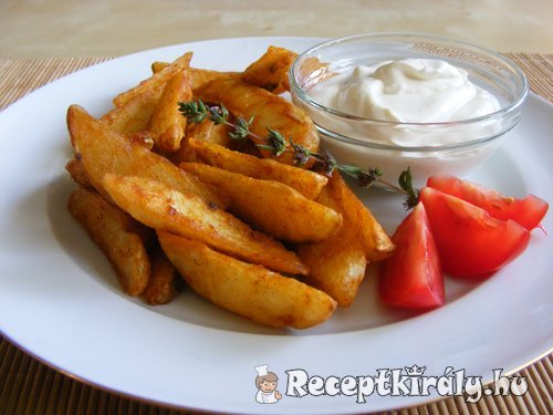 Fűszeres steak burgonya