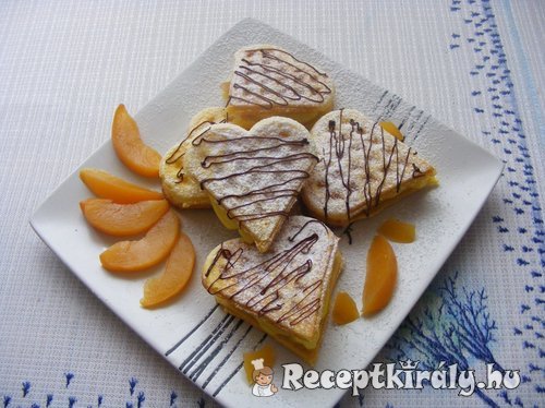 Gofri vaníliás krémmel