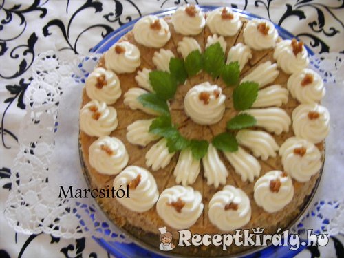 Grillázskrém torta
