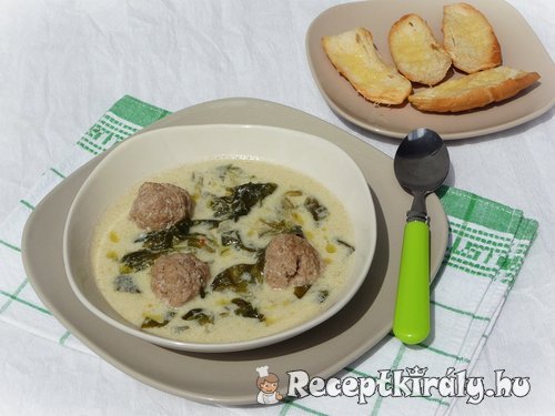 Húsgombócos salátaleves