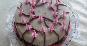 Marcipános puncs torta