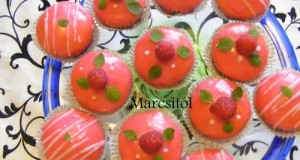 Málnás muffin