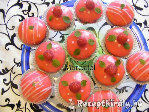 Málnás muffin 3
