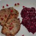 Natúrszelet gránátalma chutney-val