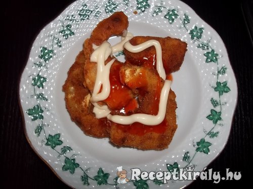 Rántott patisszon chiliszósszal majonézzel