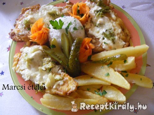 Sajtos brokkolis szelet