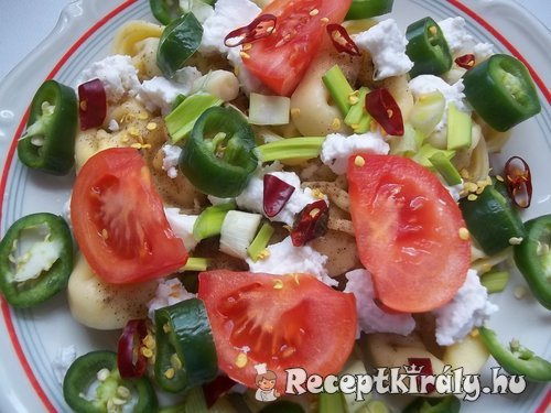 Sonkás tortellini kecskesajttal 2