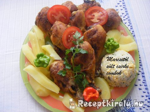 Sült csirkecombok