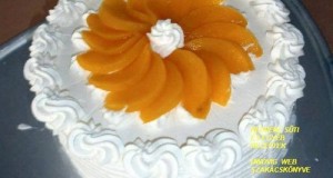 Tejszínes csokis vanília krémes torta