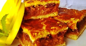 Cseresznyés almás pite