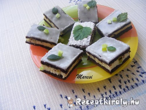 Csokis túrós szelet