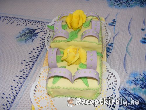 Datolyakrémes torta