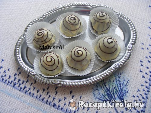 Fehér csokis csemege sütés nélkül