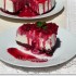 Fehér csokoládés sajttorta málnaöntettel