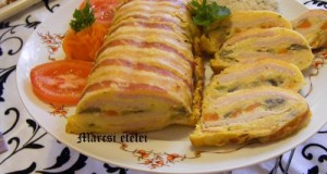 Gombás rakott szelet