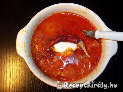 Korhelyleves füstölt főtt tarjával 1