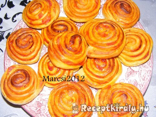 Pizzás csiga