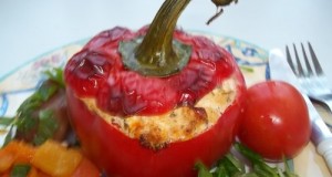 Túróval töltött kaliforniai paprika