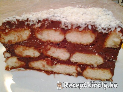 Csokis kókuszos torta sütés nélkül
