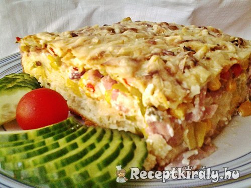 Sonkás póréhagymás kukoricás langalló 3