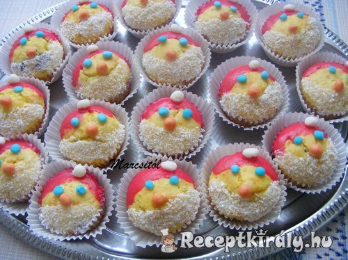 Télapó muffin