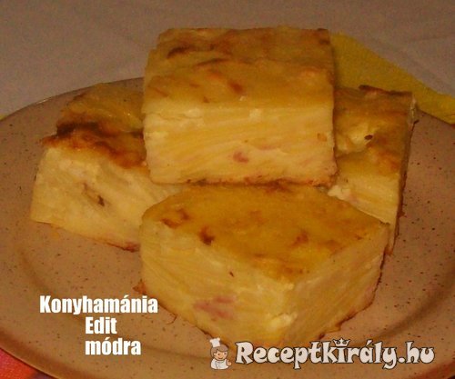 Burgonyás tejlepény