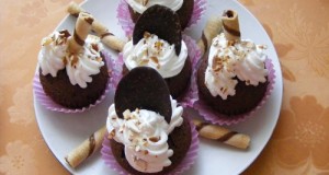 Csokis mogyorós muffin