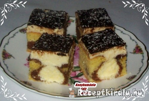 Kókuszgolyó szelet