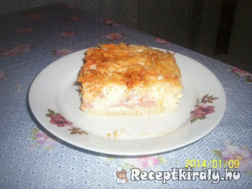 Spagettis rakott túrós csusza 2