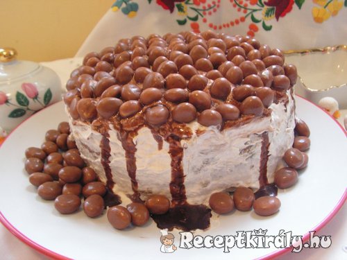 Csokoládés banánkrémes torta