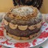 Csokoládés diós torta