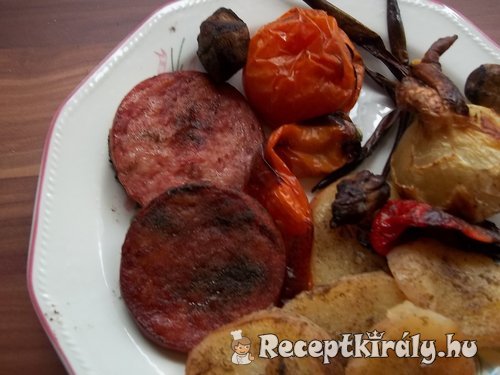 Csülöksonka felvágott zöldségekkel 1