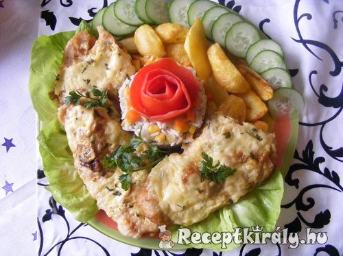 Gombás csirkemell