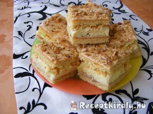 Habos krémes linzer
