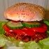 Hamburger pulykahússal