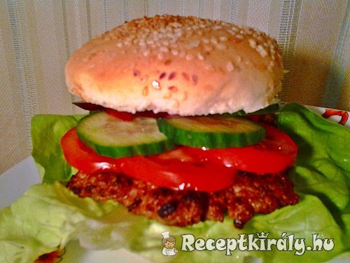 Hamburger pulykahússal