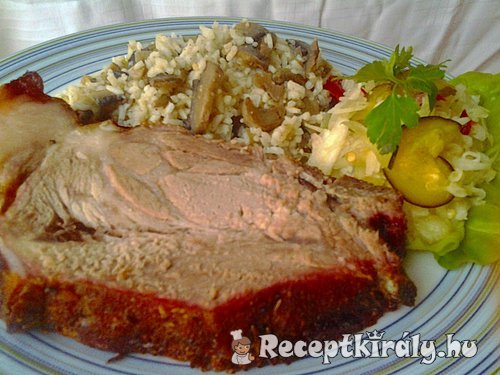 Sörös malactarja egészben sütve