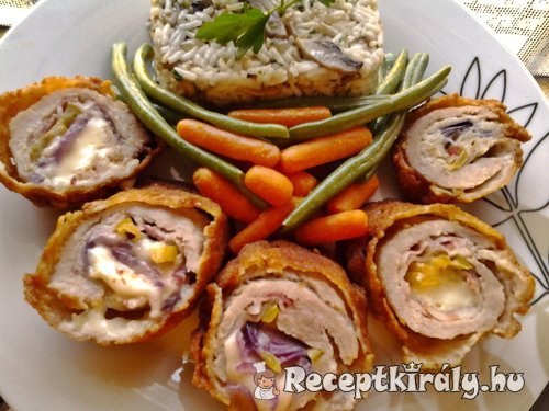 Töltött karajszeletek
