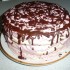 Habcsóktorta mascarponés eperkrémmel