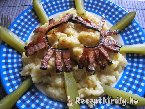 Juhtúrós nokedli sültszalonnával 3