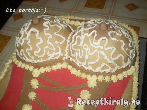 Női keblek torta Eta módra
