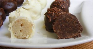 Diós étcsokoládés bonbon