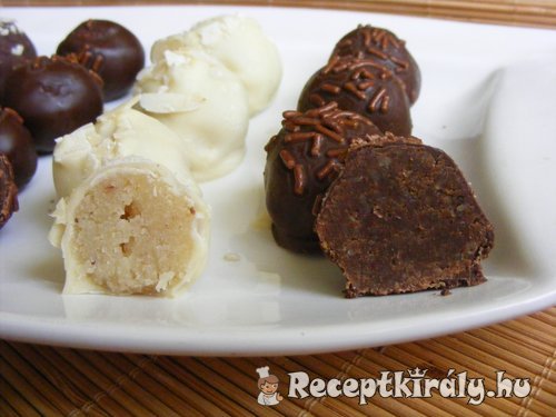 diós étcsokoládés bonbon