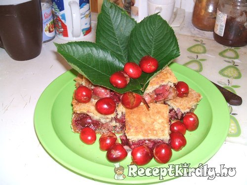 Cseresznyés és meggyes lepény