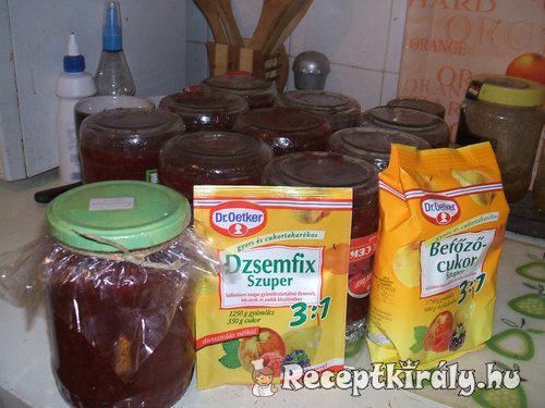Fahéjas cseresznye lekvár